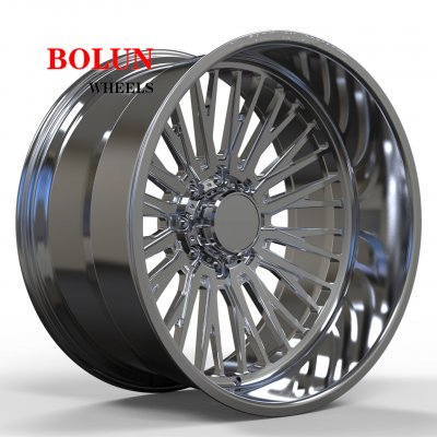 Polished 22X12 24X14 24X12 26X12 28X16 Inch 8x170 8x180 6x139.7 Alloy Forged Truck Wheels for GMC Sierra 1500 2500 3500 Rims