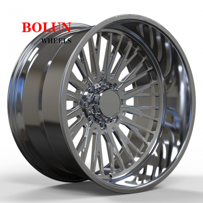 Polished 22X12 24X14 24X12 26X12 28X16 Inch 8x170 8x180 6x139.7 Alloy Forged Truck Wheels for GMC Sierra 1500 2500 3500 Rims (1)