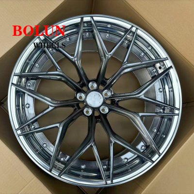 22*11 polished brushed audi audi rs6 c8 wheels