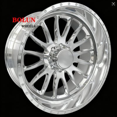24*12 8*170 24 inch ford f250 polished truck wheels
