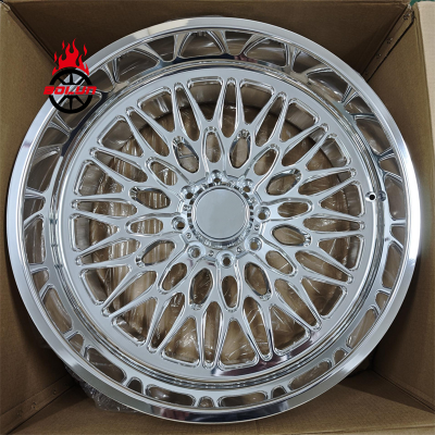 Bolun custom polished 26x12 Super Single 8x180 GMC SIERRA 2500 HD wheels (1)