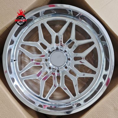 Bolun custom polished 24x14 forged truck rims for 2026 ram 2500
