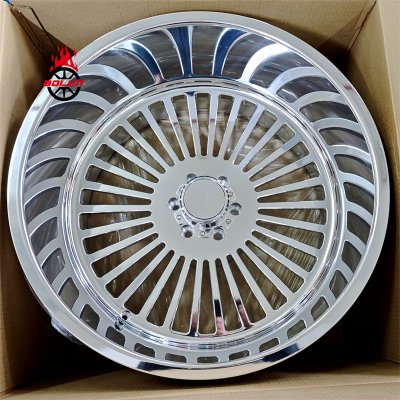 Forged polished 24X12 gmc sierra 1500 wheel 6x139.7