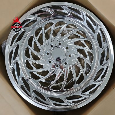 Custom Polished 24*14 for 2017 GMC sierra 3500h