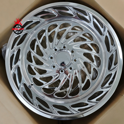 Custom Polished 24*14 for 2017 GMC sierra 3500h (1)