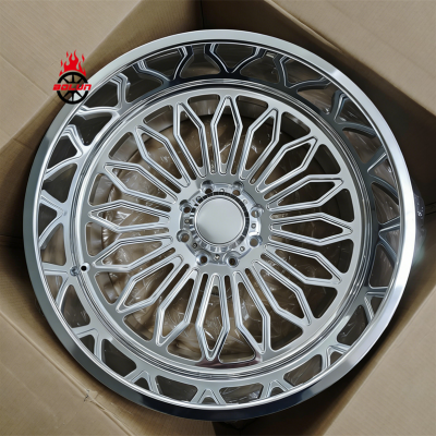 Custom forged polished 26*14 GMC SIERRA rims wheels (1)