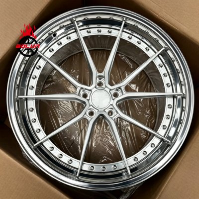 2-piece barrel polished spoke brushed 21*10 21*11 BMW 640D forged wheels