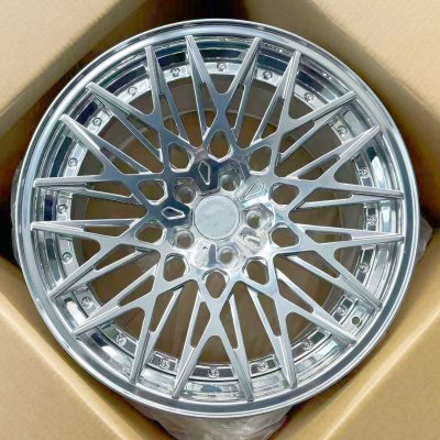 Custom 2-piece 20*9.5 20*11 BMW M4 forged wheels from china factory