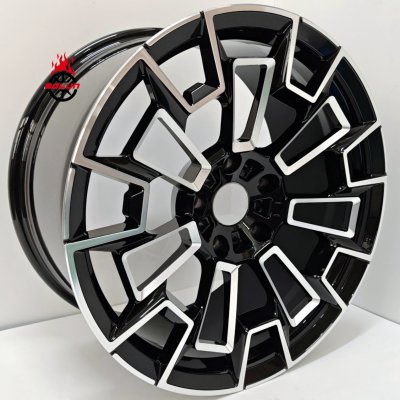 20*10.5 21*11 black machined face BMW M5 custom forged wheels