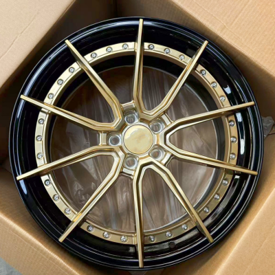 Custom 2-piece lightweight high performance 20*8.5 20*9.5 BMW 5 SERIES forged wheels (1)