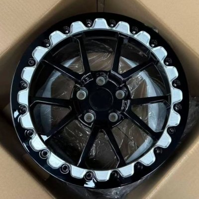 17*8.5 17*9.0 18*9.0 18*9.5 20*9.0 Ford f150 f250 beadlock custom black milled forged wheels