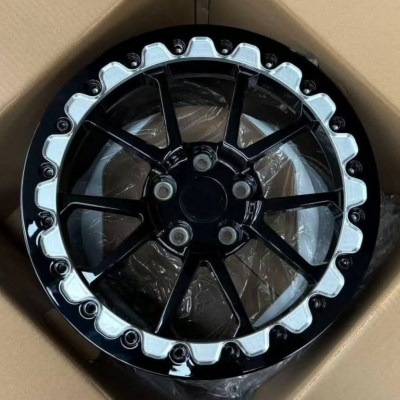 17*8.5 17*9.0 18*9.0 18*9.5 20*9.0 Ford f150 f250 beadlock custom black milled forged wheels (1)