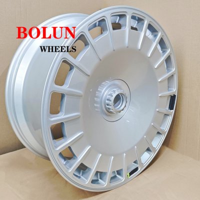 24*10 Benz G63 full silver coating 6061-T6 Aerospace aluminum forged wheels