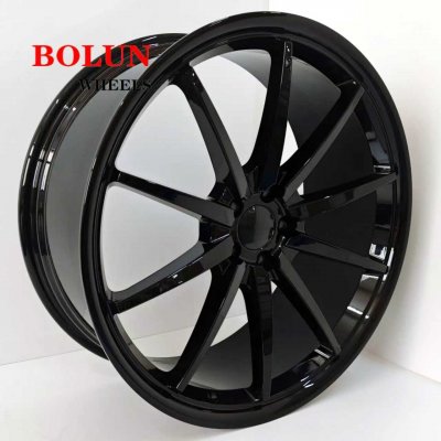 22*9.0 22*10.5 full black 6061-T6 monoblock Bentley wheels