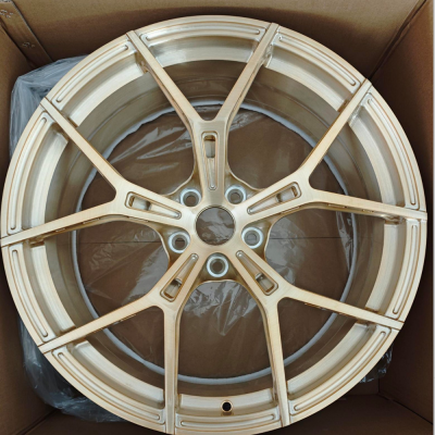 20*9.0 20*10.5 BMW custom brushed forged wheels (1)