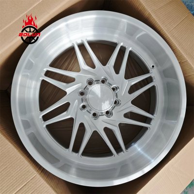 Brushed 26x14 Chevrolet  Silverado 3500 forged wheels
