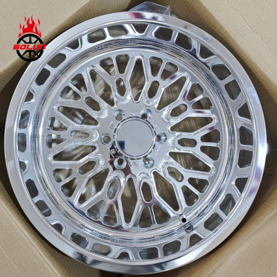 Polished 24*14 Chevy Silverado 1500 forged wheels (1)