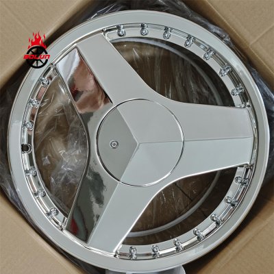 Chrome cadillac monoblock 17*7.0 forged rims