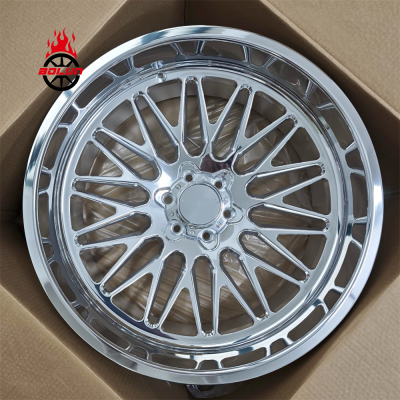 Polished 20X12 chevrolet silverado 1500 custom forged wheels (1)