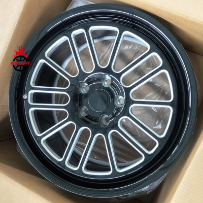 Custom black milled 19*10 18*12 corvette c7 forged wheels (1)
