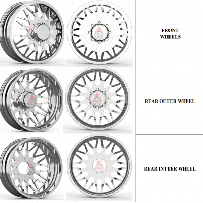 20*8.25 22*8.25 24*8.25 26*8.25 20*8.25 30*8.25 8 and 10 lug Dodge ram 4500 dually wheels (1)