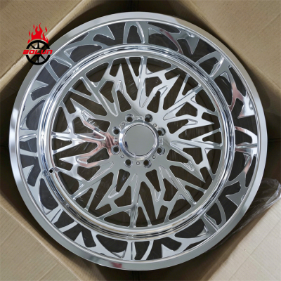 Ford F250 28X14 super single 8x170 forged wheels (1)